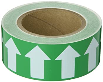 【中古】【輸入品・未使用】Brady 91421 2 Width%ｶﾝﾏ% 90' Length%ｶﾝﾏ% B-946 High Performance Vinyl%ｶﾝﾏ% White On Green Color Arrow Tape by Brady 22,054円