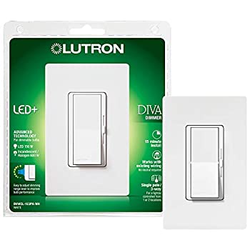【中古】【輸入品・未使用】(ルートロン) Lutron ディーヴァ調光機能付きCFL/LED調光器 ウォールプレート付き 1 Pack DVWCL-153PH-WH 1