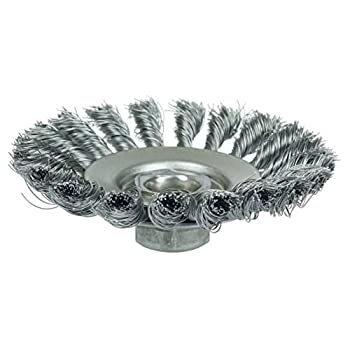 【中古】【輸入品・未使用】Weiler 804-13476 Bvk-4-1-2 Inch Knot Wire Bevel Brush .020 5-8 Inch-11 Ah