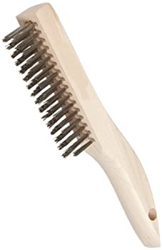 【中古】【輸入品・未使用】Weiler Wire Scratch Brush with Shoe Handle%ｶﾝﾏ% Stainless Steel 302%ｶﾝﾏ% Straight Wire%ｶﾝﾏ% 0.012 Wire Diameter%ｶﾝﾏ% 1-3/16 Bristle Len
