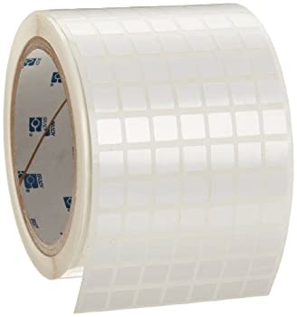 【中古】【輸入品・未使用】Brady THT-38-423-10 0.375 Width x 0.375 Height%ｶﾝﾏ% B-423 Permanent Polyester%ｶﾝﾏ% Gloss Finish White Thermal Transfer Printable Label