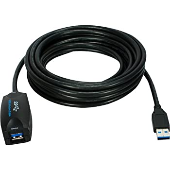 【中古】【インポート品・未当て嵌める】QVS 16フートUSB 3.0積極的取りひろげる有線テレビ（USB3-RPTR） パソコン・周辺機器-ケーブル-USBケーブル