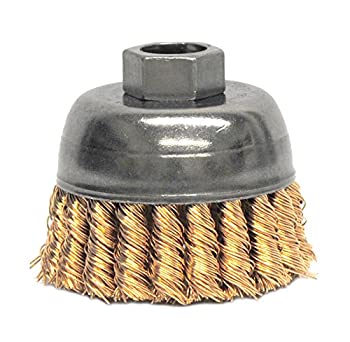 【中古】【インポート品・未当て嵌める】Weiler 13299 Knot Wire Cup Brush%ｶﾝﾏ% 2-3/4 Single Row%ｶﾝﾏ% 0.20 Bronze%ｶﾝﾏ% 5/8-11 UNC Nut by Weiler