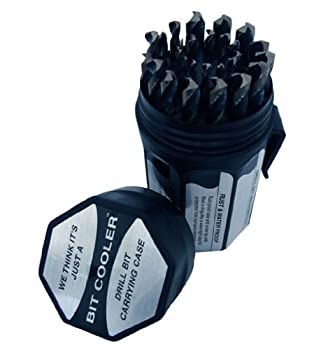 【中古】【インポート品・未当て嵌める】Drill America DWD29J-パソコン Qualtech 29 Piece High-Speed Steel Jobber Length Drill Bit Set インチ Plastic Case%ｶﾝﾏ% Black Oxide Finish%ｶﾝﾏ% Rou