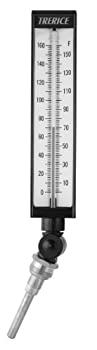 【中古】【インポート品・未当て嵌める】Trerice BX9140304 Adjustable Angle Industrial Thermometer%ｶﾝﾏ% 9 case%ｶﾝﾏ% 3.5 aluminum stem%ｶﾝﾏ% 0-160F by Trerice