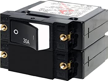 【中古】【インポート品・未当て嵌める】Breaker%ｶﾝﾏ% A%ｶﾝﾏ% 2 Pole Raised-Rocker AC 30A