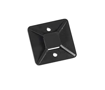 【中古】【輸入品・未使用】Aviditi CTM11B Cable Tie Mounts%ｶﾝﾏ% 1 x 1%ｶﾝﾏ% Black (Pack of 100) by Aviditi｜ムジカ＆フェリーチェ店