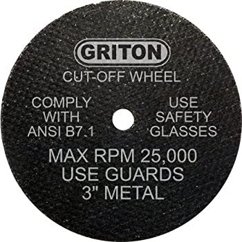 【中古】【インポート品・未当て嵌める】Griton CA3043 Arbor Industrial Cut Off Wheel for Metal%ｶﾝﾏ% 3/8 Hole Diameter%ｶﾝﾏ% 3 Diameter%ｶﾝﾏ% 0.040 Width (Pack of 50) by Griton