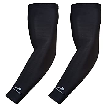 【中古】【輸入品・未使用】CompressionZ コンプレッションアームスリーブ 男女兼用 UV保護 ブラック XL