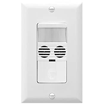 【中古】【輸入品・未使用】Enerlites mwos-wモーションセンサースイッチ、超音波、デュアルテクノロジーPIR占有センサー、モーションセンサーライト、スイッチ、中性線必要