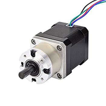 【中古】【インポート品・未当て嵌める】Nema 17 Geared Stepper Motor Gear Ratio 5:1 3D Printer Extruder Motor DIY CNC Robotics by STEPPERONLINE