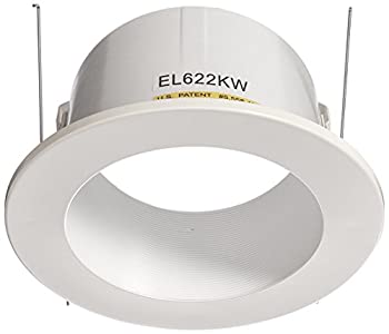 【中古】【インポート品・未当て嵌める】Elco Lighting EL622KW 6 Sloped Phenolic Baffle with Adjustable Socket Holder Bracket - EL622K by Elco Lighting