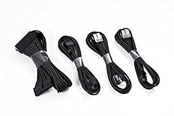 【中古】【輸入品・未使用】Phanteks 24ピン/8ピン (4+4) M/B、8ピン (6+2) PCI-E 延長ケーブルキット 長さ500mm ブラック (PH-CB-CMBO_BK)