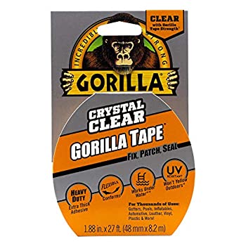 【中古】【輸入品・未使用】Gorilla クリスタルクリアダクトテープ 1.88インチ x 9ヤード クリア (12個パック)|ムジカ&フェリーチェ店