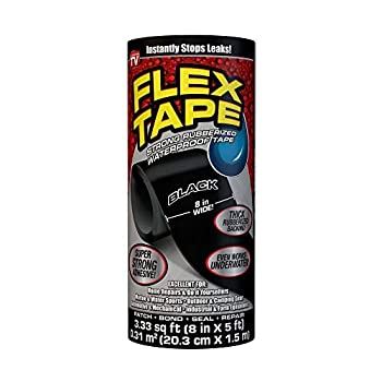 【中古】【インポート品・未当て嵌める】Flex磁気テープ天然ゴム引っ張ること雨合羽磁気テープ、黒いこと 8 inches x 5 feet 黒いこと FBA_TFSBLKR0805