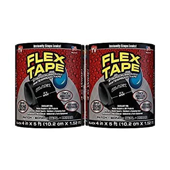 直営の公式ショッピングサイト 輸入品 未使用 Flex Tape ゴム引き防水テープ 4インチ X 5フィート ブラック 2パック 日本ファッション 通販 Www m Industrie Fr