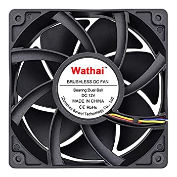 【中古】【インポート品・未当て嵌める】Wathai 12038 120粍 x 38粍 PWM 電子計算機 マイコン 入れもの 気違い 5300rpm 高風 12V 4いの一番 FG DC 毛はらい受け答え落ち居る気違い