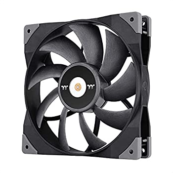 【中古】【インポート品・未当て嵌める】Thermaltake TOUGHFAN 14 黒いこと PWM 500~2000rpm 抑えつける 高静圧 140粍 丸型放熱器気違い 防振マウント取り合わせ落ち居る付き添い人 (1 気違い容器に並べる)
