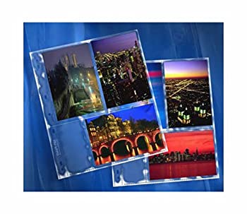 【中古】【輸入品・未使用】Clearfile archival-plus印刷ページ、Holds Six 4?x 6?%ﾀﾞﾌﾞﾙｸｫｰﾃ% Prints???25パック