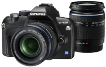 【中古-非常に良い】OLYMPUS デジタル一眼レフカメラ E-420 ダブルズームキット E-420WKIT
