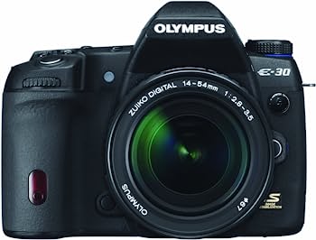 【中古-人並み外れたに似つかわしい】OLYMPUS デジタル一眼二眼レフ写真機 E-30 水晶体一揃いの道具 E-30LKIT
