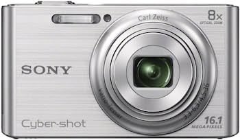 【中古】SONY デジタル写真機 Cyber-shot W730 1610万絵素 光学8倍 しろがね色 DSC-W730-S