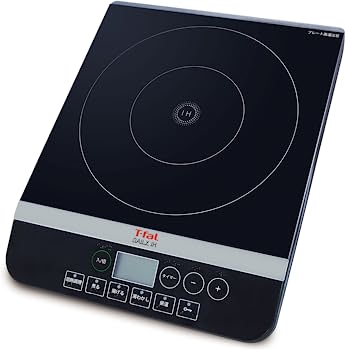 【中古-非常に良い】ティファール IH調理器 クッキングヒーター デイリーIH セラミックガラス製トッププレート ブラック IH2028JP