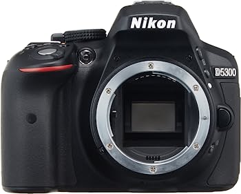 【中古】Nikon デジタル一眼レフカメラ D5300 ブラック 2400万画素 3.2型液晶 D5300BK 52,038円