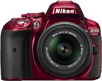 【中古-非常に良い】Nikon デジタル一眼レフカメラ D5300 18-55mm VR II レンズキット レッド 2400万画素 3.2型液晶 D5300LK18-55VR2RD