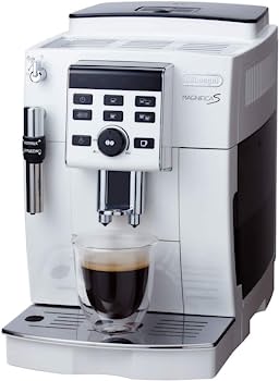【中古-人並み外れたに好いたらしい】【セミスタンダードモデル】デロンギ(DeLonghi)パウダーコンパクト全自動小銃珈琲製造会社 白いこと ?マグニフィカS 酪漿泡立て手動 ECAM23120WN