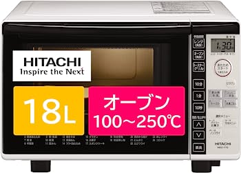 【中古-非常に良い】日立 電子レンジ オーブンレンジ 18L ターンテーブル オートメニュー ダイレクトキー操作 MRO-TT5 W ホワイト