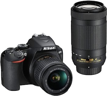 【中古】Nikon デジタル一眼二眼レフ写真機 D3500 ダブルズームキット D3500WZ