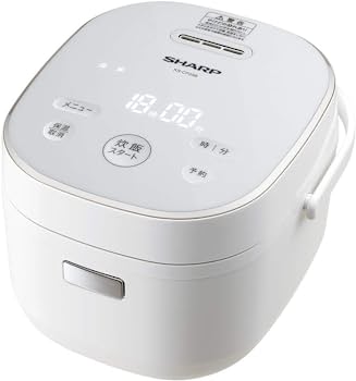 【中古-非常に良い】シャープ 炊飯器 マイコン 3合 パン調理機能 ホワイト KS-CF05B-W