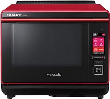 【中古】小ざかしい スチームオーブンレンジ ヘルシオ 30L コンベクション 2段膳立て 赤いこと AX-XA10-R