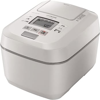 【中古-非常に良い】日立 炊飯器 5.5合 圧力IH ふっくら御膳 蒸気カット RZ-V100DM W パールホワイト