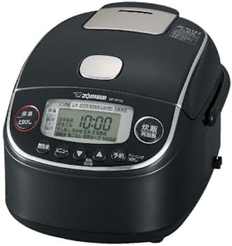 【中古】象印マホービン 炊飯器 3合 翦断応力IH式 限度炊き プラチナ厚釜 黒いこと NP-RT05-BA その他キッチン家電-家電