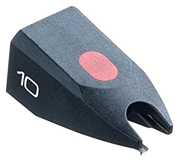 【中古】【インポート品・未当て嵌める】Ortofon Stylus 10 Black - DJ用つまみ上げる取り合わせと針