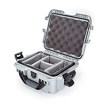 【中古】【輸入品・未使用】Nanuk 905 防水ハードケース パッド入り仕切り付き - シルバー