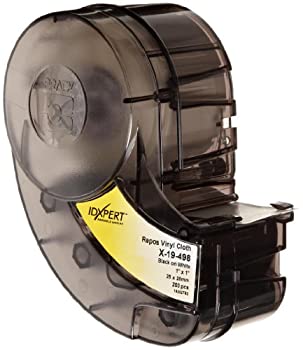 【中古】【インポート品・未当て嵌める】Brady X-19-498 IDXPERT 1 Height%ｶﾝﾏ% 1 Width%ｶﾝﾏ% B-498 Repositionable Vinyl Cloth%ｶﾝﾏ% Black On White Color Label (200 Per Cartridge)