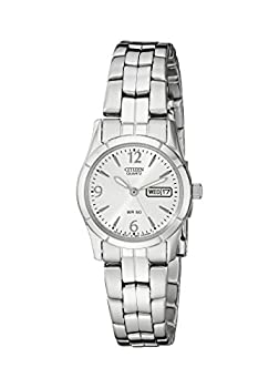 【中古】【インポート品・未当て嵌める】Citizen Women\u0027s EQ0540-57A Analog Display Japanese Quartz Silver-Tone Watch