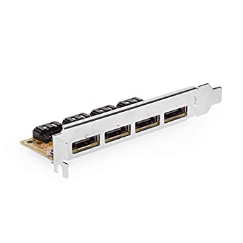 【中古】【輸入品・未使用】Coolgear 内部から外部eSATA 4ポートPCIブラケット。