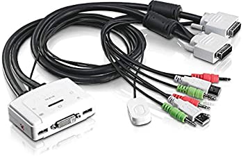 【中古】【輸入品・未使用】TrendNET 2-port DVI Audio KVM Switch
