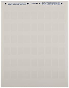 【中古】【輸入品・未使用】Brady LAT-51-361-1 0.75 Width x 1.5 Height%ｶﾝﾏ% B-361B Self-Laminating Polyester%ｶﾝﾏ% Matte Finish White/Translucent Laser Printable La