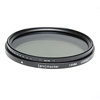 【中古】【輸入品・未使用】Promaster 58?mmニュートラル密度可変フィルタ