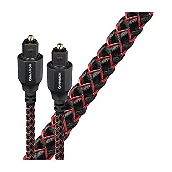 【中古】【インポート品・未当て嵌める】Audioquest 5m (16フート5in) 桂皮 OptiLink グラスファイバーデジタルオーディオケーブル
