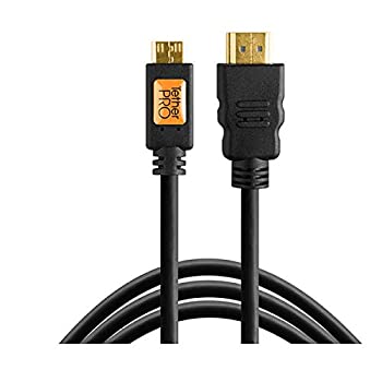 【中古】【輸入品・未使用】Tether Tools TetherPro Mini-HDMI (C) to HDMI (A)%ｶﾝﾏ% 3 ft (1m)%ｶﾝﾏ% Black by Tether Tools