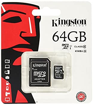 【中古】【輸入品・未使用】キングストンテクノロジー 64GB microSDXC Class 10｜ムジカ＆フェリーチェ店