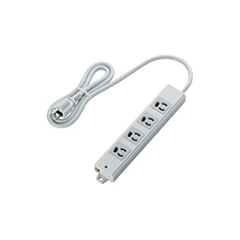 【中古】【輸入品・未使用】エレコム 電源タップ 抜け止め コンセント 4個口 3Pプラグ マグネット付き 1m グレー T-WRM3410LG/RS 12,000円