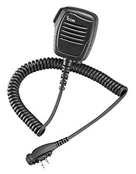 【中古】【輸入品・未使用】Icom HM-159LA 高耐久スピーカーマイク ワニ口クリップ付き