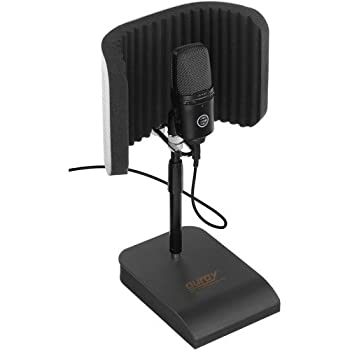 【中古】【インポート品・未当て嵌める】Auray RFDT-128 Desktop Reflection Filter and Mic Stand by Auray